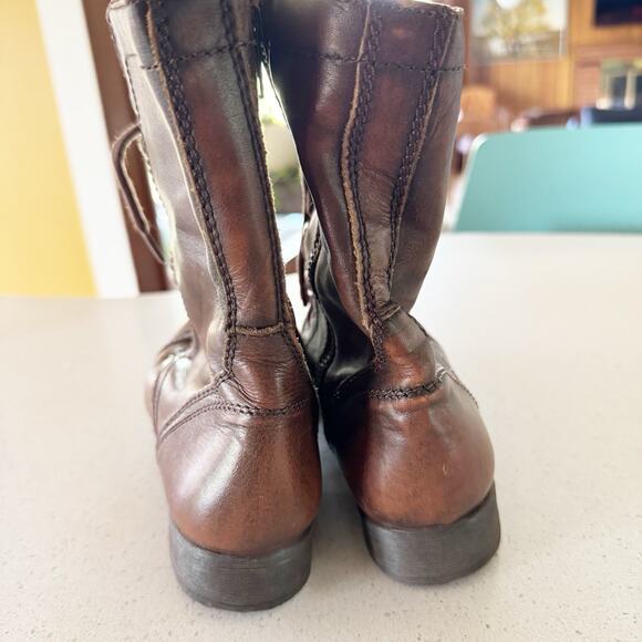 Steve Madden Women's Troopa Lace-up Combat Boots Size 6.5 - Picture 3 of 8